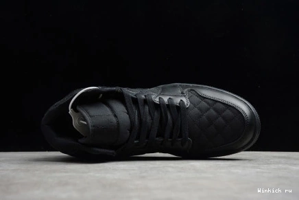 AIR JORDAN QUILTED MID BLACK 1 1010